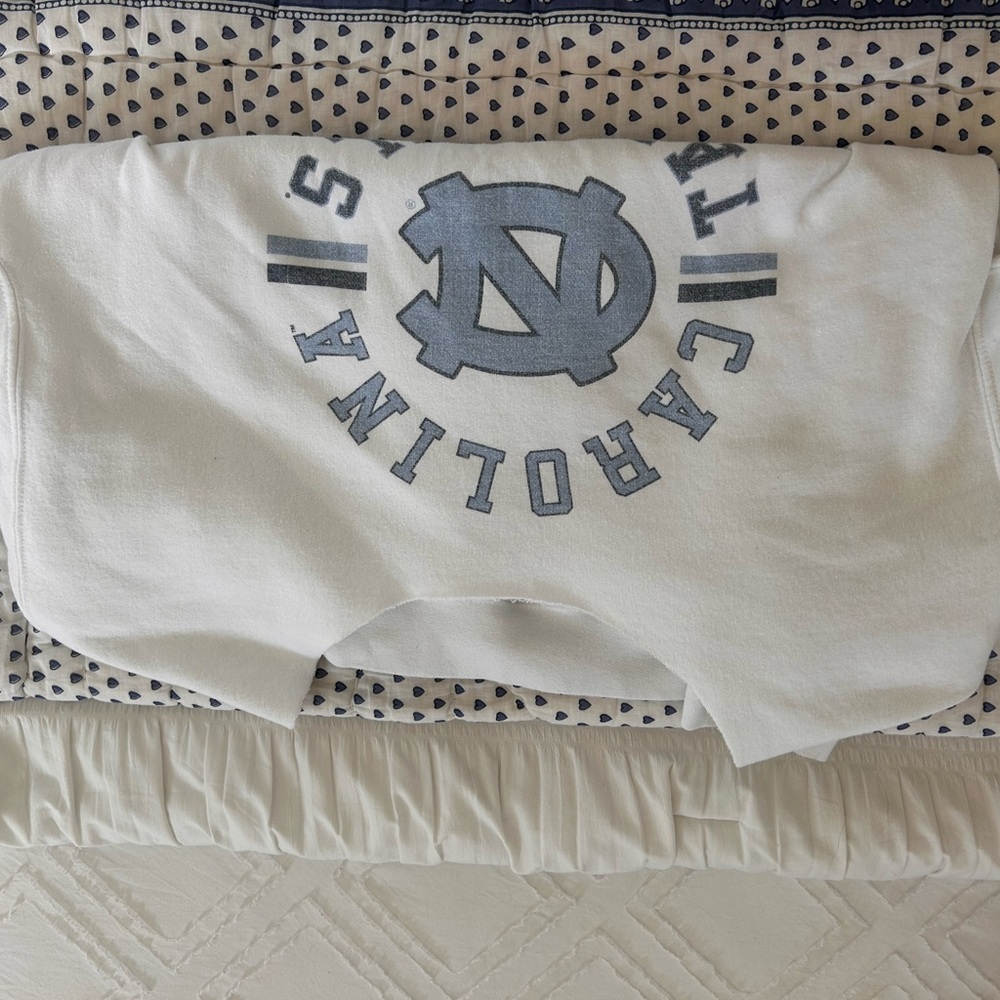 White Graphic Women's Sweater